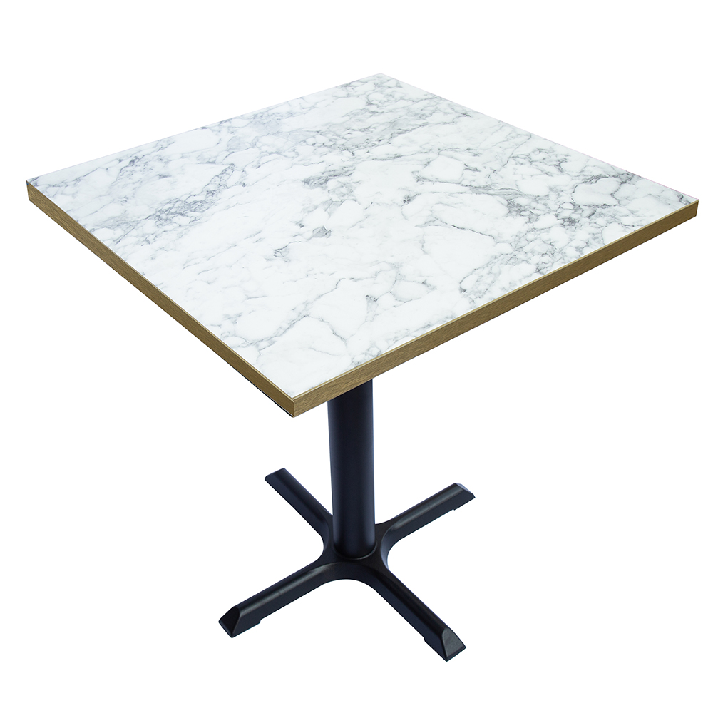 INDOOR TABLE -700X700 / 1200x700 WHITE MARBLE EFFECT 2322