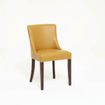 LEATHER RESTAURANT DINING CHAIRS 1933 MUSTARD