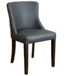 LEATHER RESTAURANT CHAIRS 1933 GREY