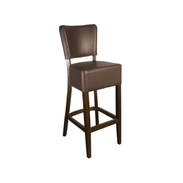 PUB LEATHER BAR STOOL BROWN 1971