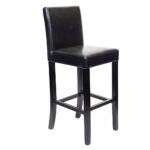 PUB CHOCOLATE BROWN LEATHER STOOL 8015L PUB CHOCOLATE BROWN LEATHER STOOL 8015L