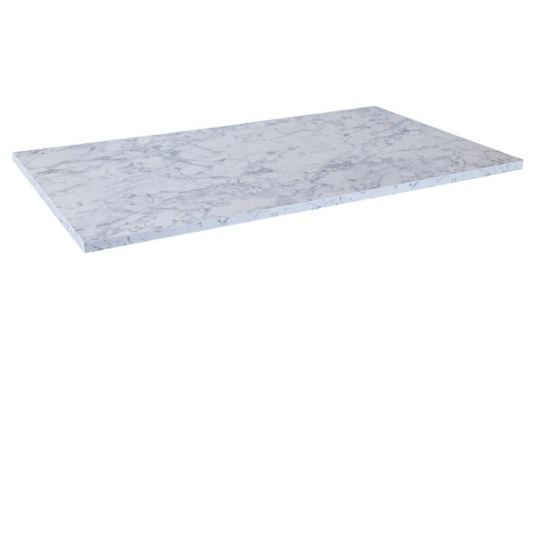 DOUBLE RESTAURANT DINING TABLE TOP WHITE MARBLE 2321