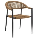 RESTAURANT CHAIR NATURAL OUTDOOR ARMCHAIRSTACKABLE 1058