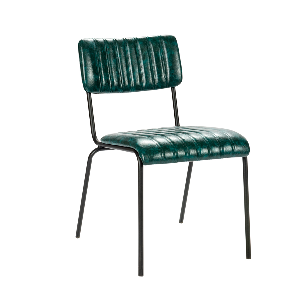 LEATHER RESTAURANT CHAIR 7699 TEAL LEATHER RESTAURANT CHAIR 7699 TEAL