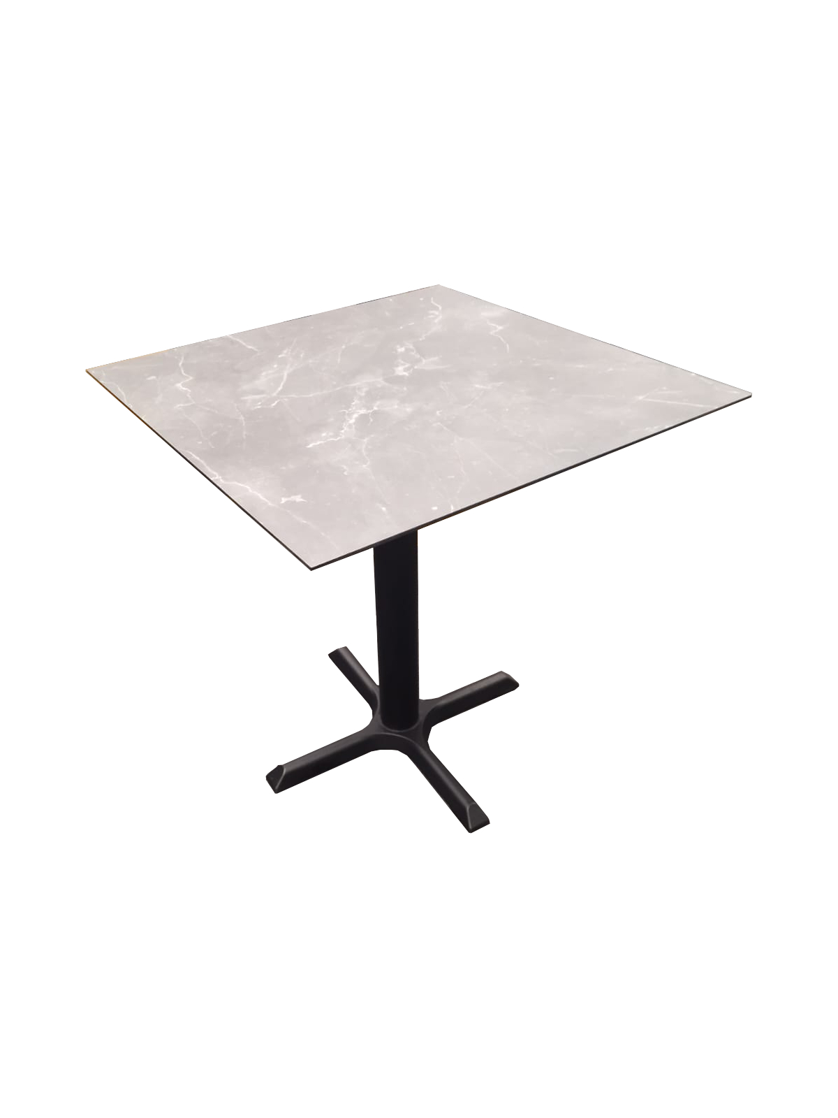 Black Marble / White Marble Commercial Outdoor Dining Table and Base Black Marble / White Marble Commercial Outdoor Dining Table and Base