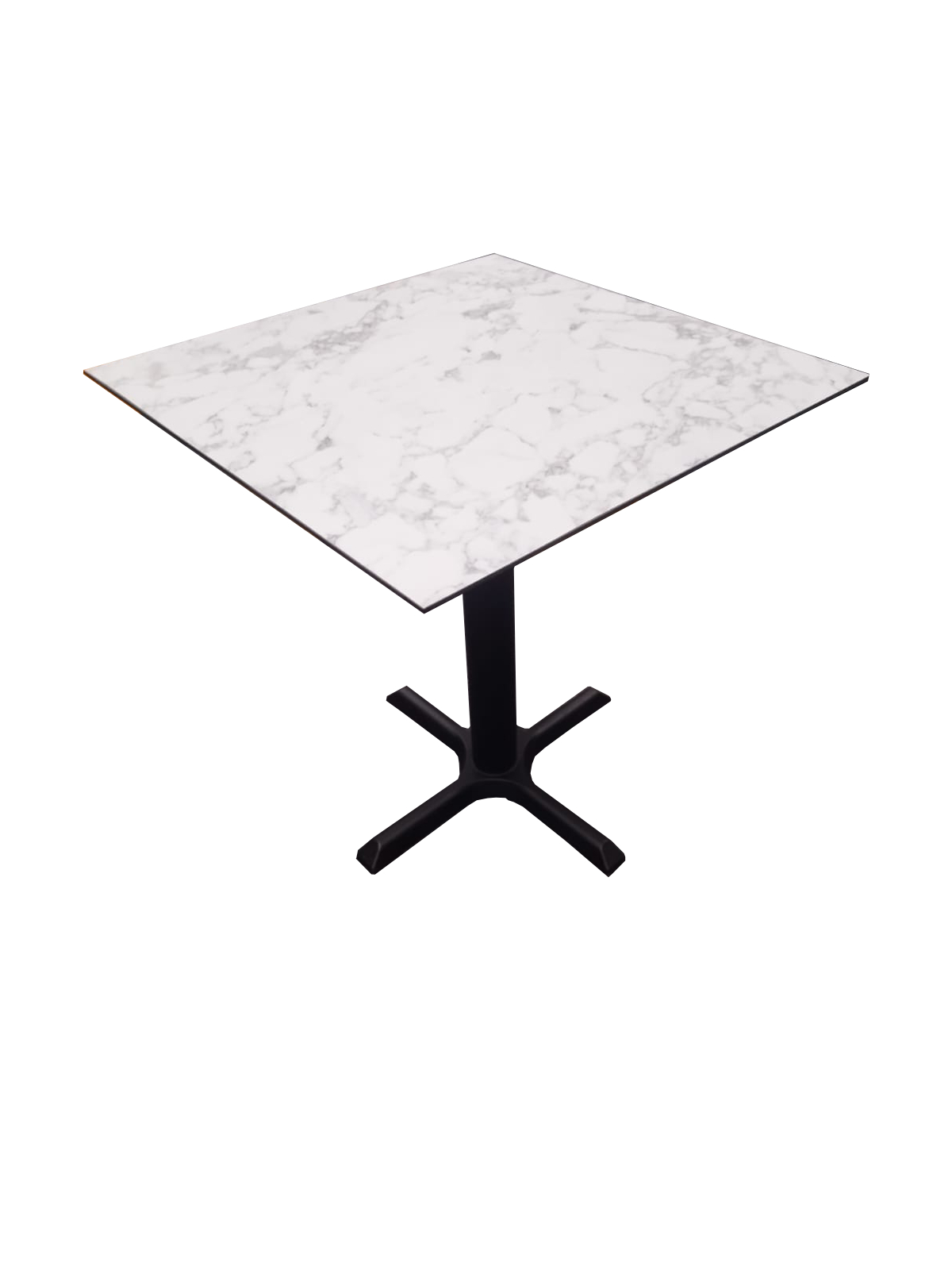 Black Marble / White Marble Commercial Outdoor Dining Table and Base Black Marble / White Marble Commercial Outdoor Dining Table and Base