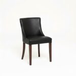 LEATHER RESTAURANT CHAIRS 1933 BLACK