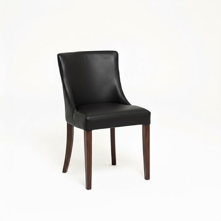 LEATHER RESTAURANT CHAIRS 1933 BLACK LEATHER RESTAURANT CHAIRS 1933 BLACK