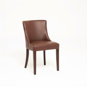 LEATHER RESTAURANT DINING CHAIRS 1933 BROWN LEATHER RESTAURANT DINING CHAIRS 1933 BROWN