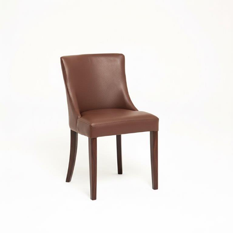 LEATHER RESTAURANT DINING CHAIRS 1933 BROWN LEATHER RESTAURANT DINING CHAIRS 1933 BROWN