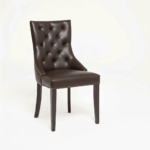 RESTAURANT LEATHER DINING CHAIR 1938 BROWN RESTAURANT LEATHER DINING CHAIR 1938 BROWN