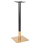BLACK GOLD SQUARE POSEURE BAR HEIGHT BASE 6081 BLACK GOLD SQUARE POSEURE BAR HEIGHT BASE 6081