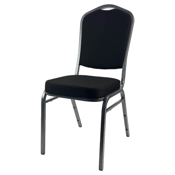 BANUQETING CHAIR STEEL FRAME 2526 BLACK SILVER BANUQETING CHAIR STEEL FRAME 2526 BLACK SILVER