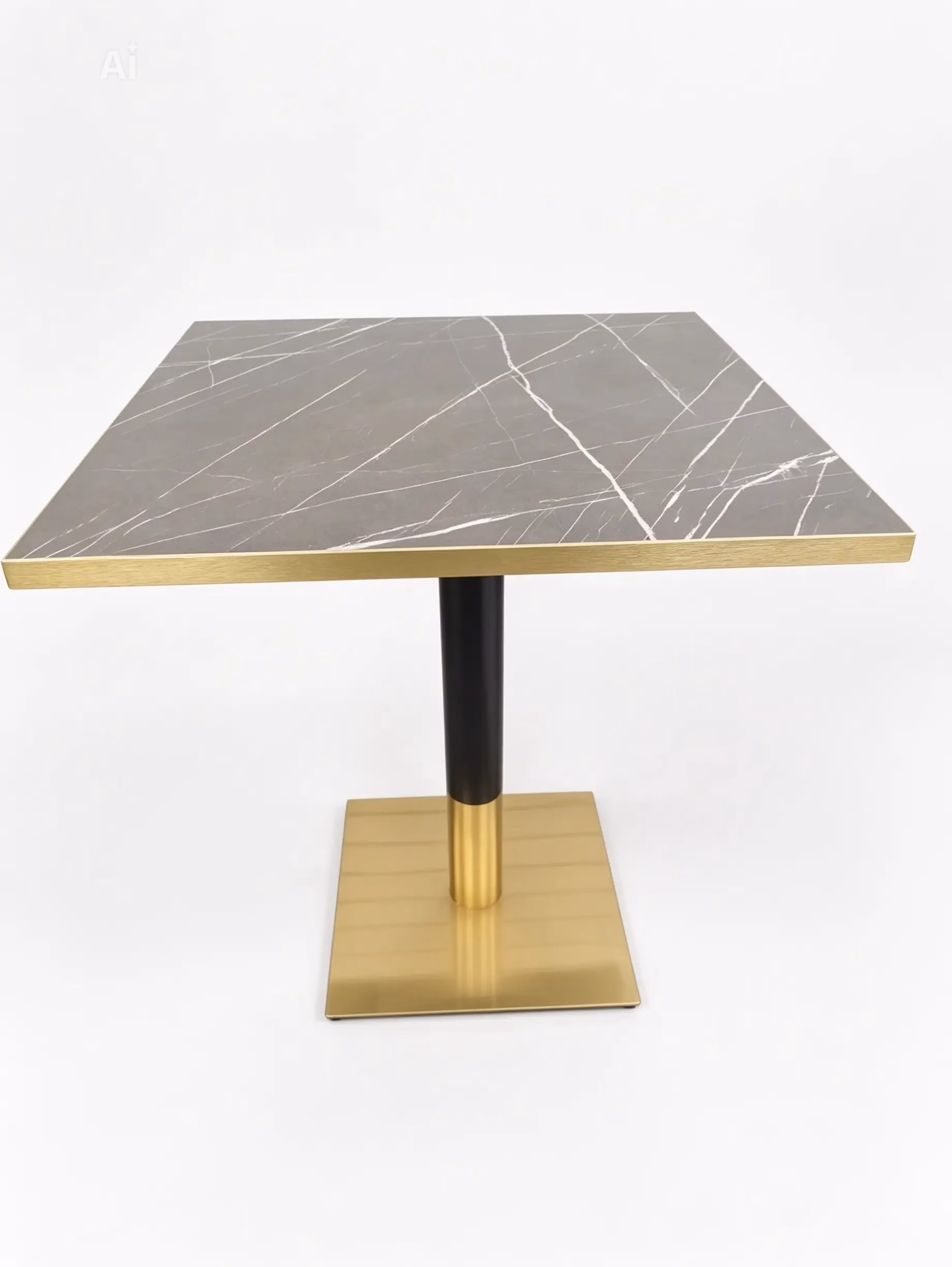 BLACK MARBLE WITH SQAURE BLACK AND GOLD BASE BLACK MARBLE WITH SQAURE BLACK AND GOLD BASE