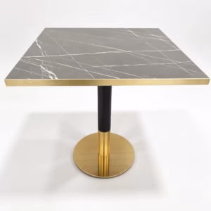 BLACK MARBLE WITH BLACK AND GOLD ROUND BASE BLACK MARBLE WITH BLACK AND GOLD ROUND BASE