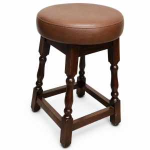 Small Low Backless Decorative Bar Stool